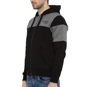 Sweat à capuche imprimé en molleton 100% coton de haute qualité pour hommes, logo personnalisé, motif 3D en relief, impression hiver, DIY ODM - Product Image 2