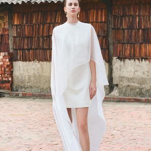 Proveedor principal AMI CUPRO CAPA LARGA Ropa de mujer bata de seda Palangre Capa exterior Cupro Tela Ropa de mujer Vietnam - Product Image 4