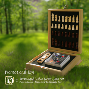 Set da Gioco Personalizzato in Bambù Londox, Giocattoli Promozionali Personalizzabili - Product Image 3
