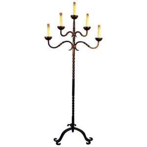 Candelabros decorativos brillantes Color dorado Suministros de decoración de mesa y bodas a precio al por mayor Suministros de centro de mesa - Product Image 4