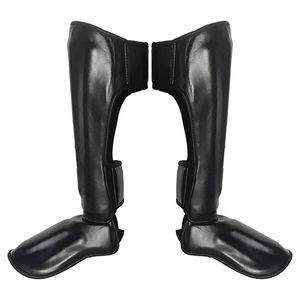 Logotipo/etiqueta impresa personalizada Mma Shin Insteps Guards Piernas Almohadillas protectoras Kickboxing Artes marciales Muay Thai Taekwondo Guardia de seguridad - Product Image 4
