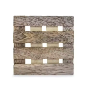 Posavasos de nogal hechos a mano de primera calidad, estilo clásico, cuadrado, ecológico, reutilizable, Mango, Acacia, madera, manteles para bebidas, almohadillas - Product Image 4