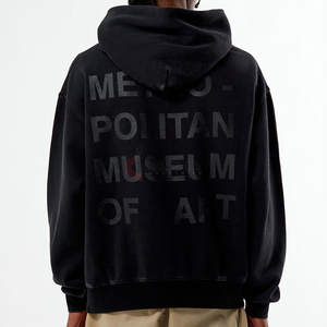 Streetwear tendance 350GSM personnalisé Sweat-shirt à capuche surdimensionné de style américain en polaire - Product Image 2