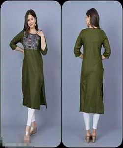 Designer indien lance un nouveau long Kurti prix le plus bas du marché Surat Gujarat vêtement ethnique vêtement - Product Image 3