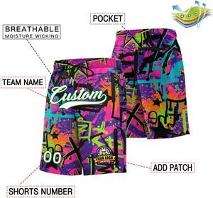 Pantalones cortos de baloncesto al por mayor, corte Atlético cómodo con bordado personalizado, ideales para equipos escolares, universitarios y de Liga - Product Image 2