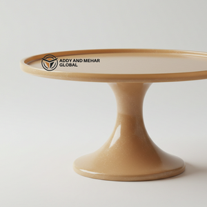 Support à gâteau en résine de qualité supérieure, support rond pour présentation de desserts, piédestal moderne, plateau de service pour la vente en gros - Product Image 2