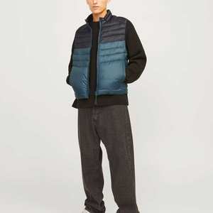 Veste sans manches avec gilet rembourré personnalisé brillant vert bouffant fermeture éclair complète pour l'hiver - Product Image 4