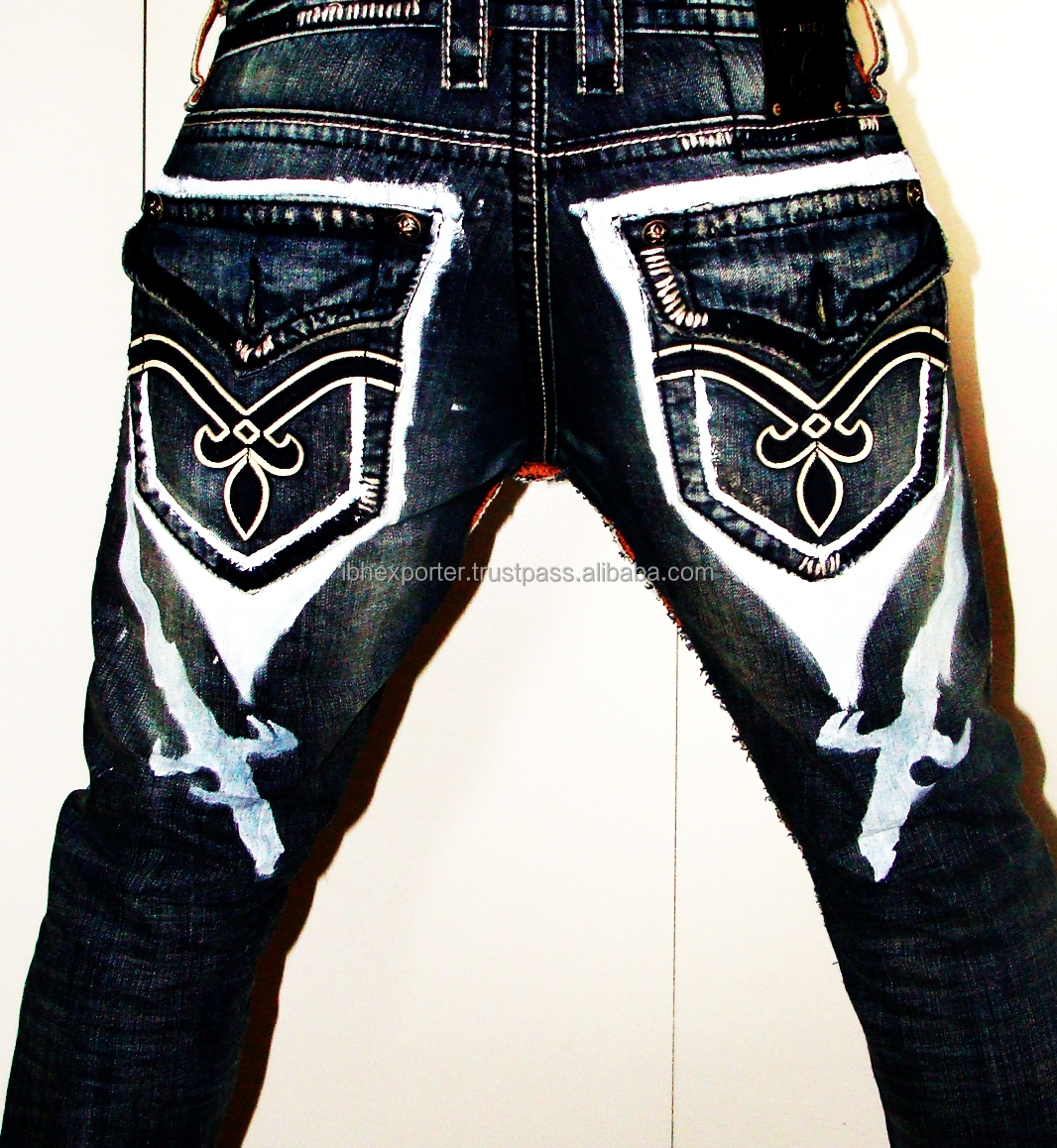 Verified Supplier Men Jeans Back Pocket Embroidery Designs 700+