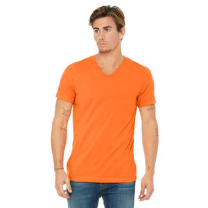 Camiseta de Verano al por Mayor, Sólida, a la Moda, Delgada, Transpirable, con Cuello en V y Manga Corta - Product Image 4