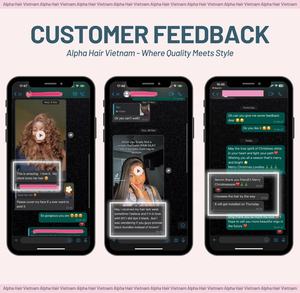 Été chaud Extensions de cheveux crus vietnamiens doux brillant vague profonde Double dessiné HD dentelle frontale perruques - Product Image 6