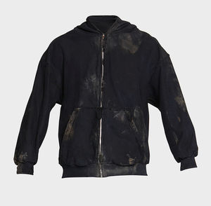 Sweat à capuche personnalisé avec fermeture éclair pour hommes, sweat à capuche surdimensionné Boxy, vêtements de base avec fermeture éclair, sweats à capuche pour hommes, matériau respirant de style streetwear - Product Image 2