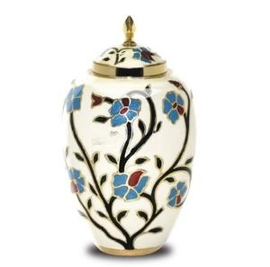 Urnes funéraires bleues pour adultes, grandes urnes de jardin pour cendres d'êtres chers, taille 10,5 po et 220 Cu. in - Product Image 4