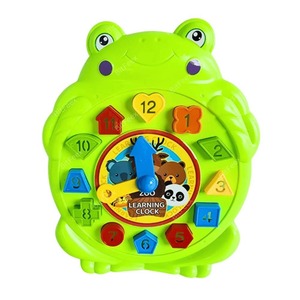 Reloj de aprendizaje de madera de juguete educativo Montessori personalizado para enseñar tiempo a niños pequeños, proveedor OEM/ODM - Product Image 1