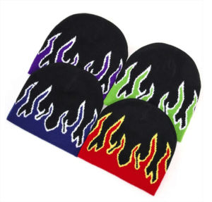 Bonnets d'hiver unisexes de haute qualité, personnalisés, en laine mélangée tricotée, respirants, imperméables, ajustables et tendance - Product Image 1