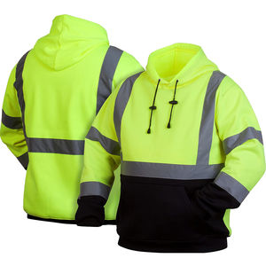Vestes de sécurité réfléchissantes à haute visibilité personnalisées 2026, fabriquées en usine, manteaux d'hiver avec col montant pour les travaux de construction - Product Image 3