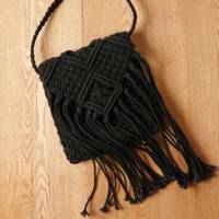 Bolso Tote Bohemio de Gran Capacidad para Mujer, Tejido a Crochet, Ecológico, con Borlas de Hilo de Poliéster, Alta Calidad, Venta al Por Mayor