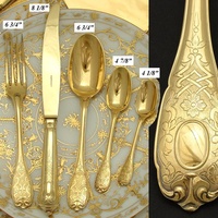 Ventes directes d'usine luxe laiton métal or 24 pièces ensemble de couverts couteau fourchette cuillère Portugal couverts en acier inoxydable avec boîte-cadeau