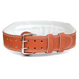 Ceinture de musculation en cuir de qualité supérieure, ceinture de gym réglable, ceinture de musculation robuste, soutien dorsal, fabricant OEM, logo personnalisé - Product Image 3
