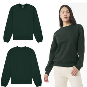 ELLA + CANVAS Unisex 10 Oz. Sudadera de Invierno con Cuello Redondo, Estampado Forestal, 100% Algodón Felpa - Product Image 5