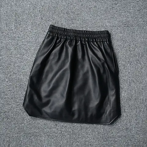 Jupe en cuir pour femmes de qualité supérieure Jupe de haute qualité légère et à la mode directe d'usine pour jupe à la mode Meilleure vente en cuir - Product Image 4