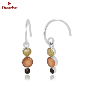 Vente en gros de bijoux de mode pour femmes simples en argent sterling 925 massif rose lune labradorite multi pierre pendentif clou anneau ensemble bijoux - Product Image 4