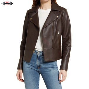 Chaqueta Bomber de Cuero Personalizada para Mujer, Talla Grande, 2025, con Calefacción, Impermeable, Transpirable, con Rayas de Pana, Logotipo Personalizado y Relleno - Product Image 6