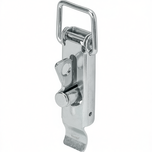 VORMANN Blue Zinc-Plated Steel <b>Toggle</b> Latch 110mm Height 37mm Width with Sealing Option for Cabinet Organizers - Product Image 3
