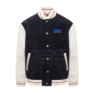 Uso al aire libre Stand Collar Hombres Letterman Chaqueta Streetwear Ropa de abrigo Letterman Chaqueta para hombres - Product Image 1