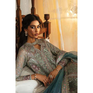 Conjunto de Traje Formal Bordado para Mujer Hayat by Afrozeh, Colección AFH-24-10 Tara-TC-1462 - Product Image 4