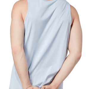 Vente en gros Nouveaux débardeurs d'entraînement pour hommes avec tissu écologique à séchage rapide Option de logo personnalisé Panneaux de couleur en maille douce pour la salle de sport - Product Image 6