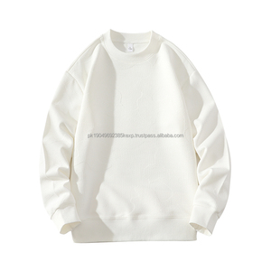 ผู้ผลิตเสื้อผ้าสั่งทำ เสื้อฮู้ดดี้โอเวอร์ไซส์ผู้ชาย เสื้อคอกลมแบบสวม เสื้อสเวตเชิ้ตเปล่า รับสกรีนโลโก้ - Product Image 6