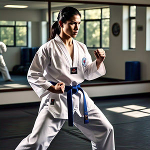 Uniforme de Taekwondo à la mode professionnel personnaliser les uniformes de Taekwondo d'arts martiaux costume de Taekwondo de combat compétitif - Product Image 3