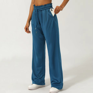 Wholesale Custom New Arrived High Waist Fleece Cotton Polyester <b>Women</b> <b>Joggers</b> Softer <b>Flare</b> Sweatpants - Product Image 6