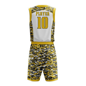 Uniformes de basket-ball pour hommes personnalisés imprimés par sublimation de qualité supérieure en vente maintenant uniforme de basket-ball pour hommes - Product Image 2