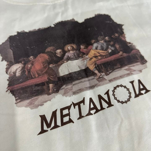 เสื้อยืดคอกลมคอเต่าสำหรับผู้ชายทรงโอเวอร์ไซส์280กรัมคอลูกเรือถักแบบแข็งดีไซน์ลายพิมพ์ DTG - Product Image 3