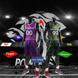 Ropa deportiva de baloncesto de poliéster duradero personalizable, uniforme transpirable y de talla grande, última ropa de equipo para deportes - Product Image 5