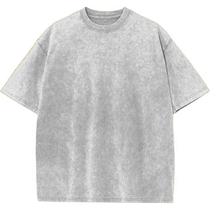 Camiseta Vintage para Hombre, Lavado Ácido, Estilo Casual, Ropa Urbana - Product Image 1