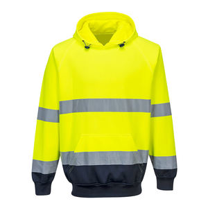 Ropa de Alta Visibilidad para Seguridad Vial, Impermeable, Reflectante, de Poliéster y Forro Polar, Sudadera con Capucha de Alta Visibilidad, Uniforme de Mecánico, Ropa de Trabajo - Product Image 4