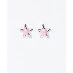 Pendientes de Acero Inoxidable con Baño de Rodio - Diseño de Estrella Religiosa de Moda para Fiestas y Bodas - Product Image 3
