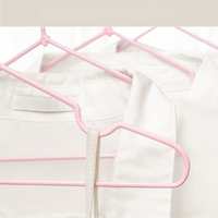 Cintre à vêtements simple et sans couture pour la maison, en métal, pour adulte, 40 g, antidérapant, avec rainure, cintre en plastique trempé