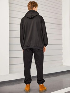 Conjunto Deportivo para Hombre, Sudadera con Capucha y Pantalones Deportivos, Traje para Correr, Gimnasio y Entrenamiento - Product Image 2