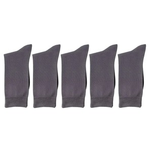 5 Pair <b>Men's</b> Business <b>Socks</b> Solid Color High Quality Casual Long <b>Socks</b> <b>Black</b> and White <b>Socks</b> for <b>Men</b> - Product Image 5
