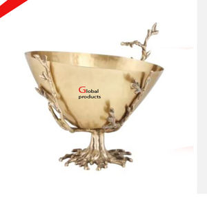 2025 vente chaude forme ronde en métal en aluminium bol de service pour hôtel restaurant et bar - Product Image 3