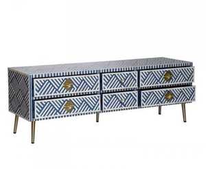 Console moderne en incrustation d'os Nouveau design pour meubles de maison de ferme pour chambre à coucher - Product Image 4