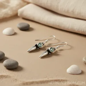 Boucles d'oreilles pendantes en argent 925 avec papillon et goutte d'eau, pierre précieuse bleue, pour femmes, cadeaux de mariage et de fête - Product Image 2