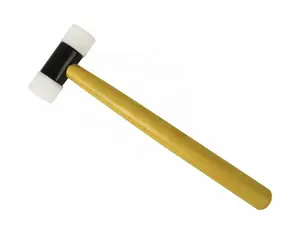 Nylon Hammer 1-1/4" Face w/ Wooden Handle Jewelry Making Metal Forming Mallet. Made by Zarnab Surgical