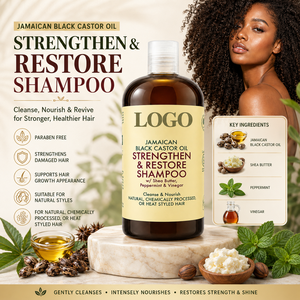 Wholesale Sulfate Free Anti Breakage Jamaican Black Castor Oil Strengthen Restore <b>Shampoo</b> for Damaged and Natural Hair - Product Image 2