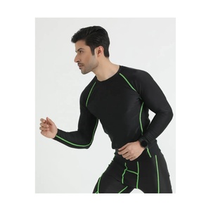 Mới Thể Thao Thể Thao Tập Thể Dục Baselayer Áo Thun Nam Nén Nhanh Chóng Làm Khô Chạy Phòng Tập Thể Dục Dưới Cơ Sở Lớp Áo Sơ Mi - Product Image 6