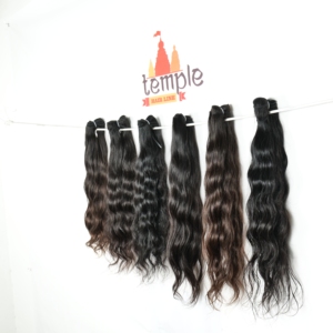 Tejido virgen vietnamita Onda profunda Cutícula sin procesar Alineada color natural mujeres negras Procesamiento Ninguno Extensiones de cabello humano - Product Image 2