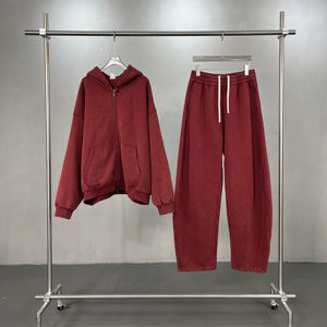 Pantalones de chándal OEM 2026 de algodón pesado estilo vintage, de pierna ancha recta y acampanados, holgados, para hombre, hechos en Pakistán - Product Image 5